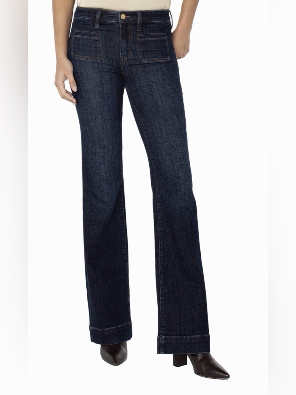 Liverpool Women’s Dark Indigo Bootcut Jeans size 4/27